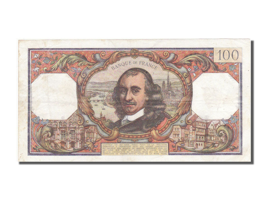 France, 100 Francs, 100 F 1964-1979 ''Corneille'', 1964, KM #149a, 1964-12-03,..
