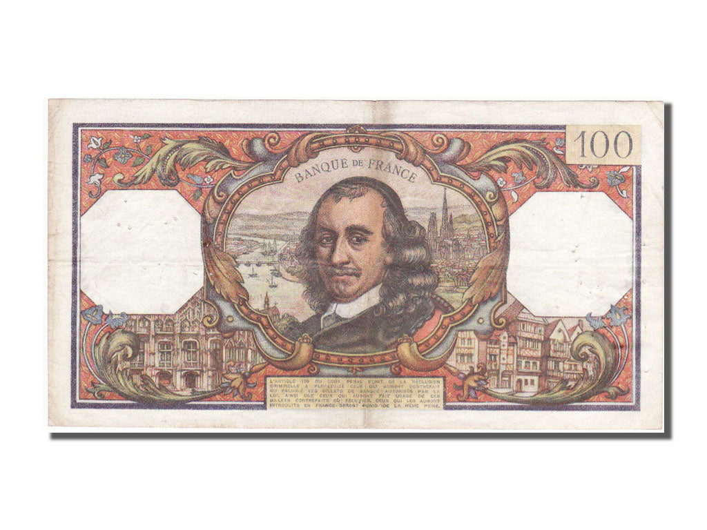 France, 100 Francs, 100 F 1964-1979 ''Corneille'', 1964, KM #149a, 1964-12-03,..