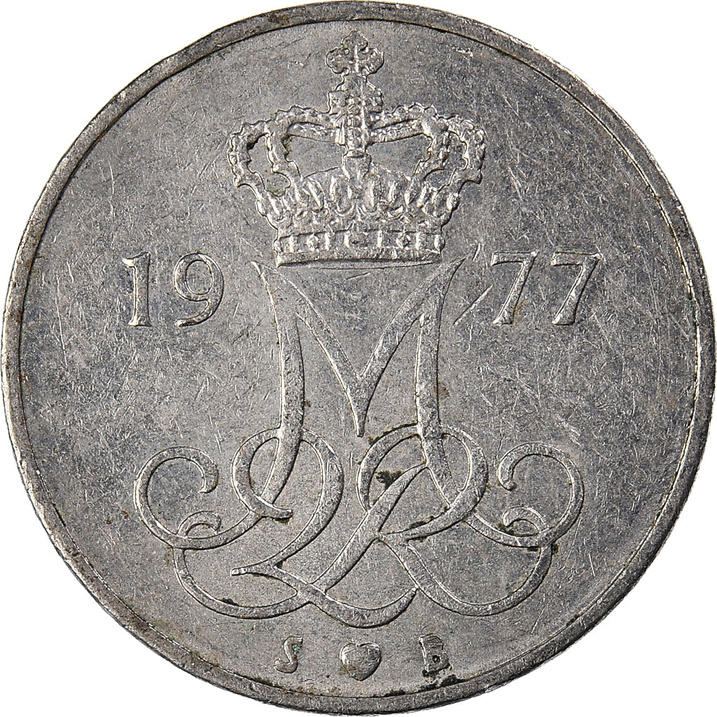 Coin, Denmark, 10 Öre, 1977