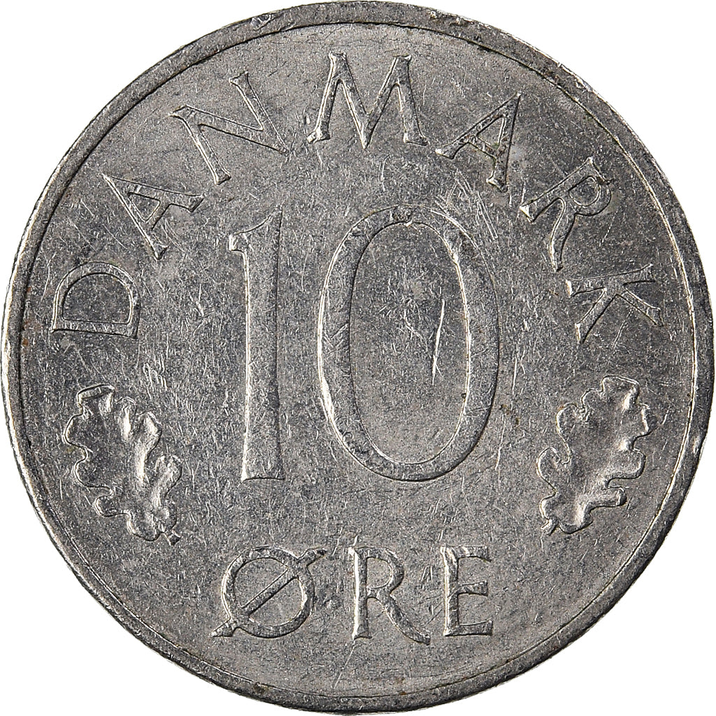Coin, Denmark, 10 Öre, 1977