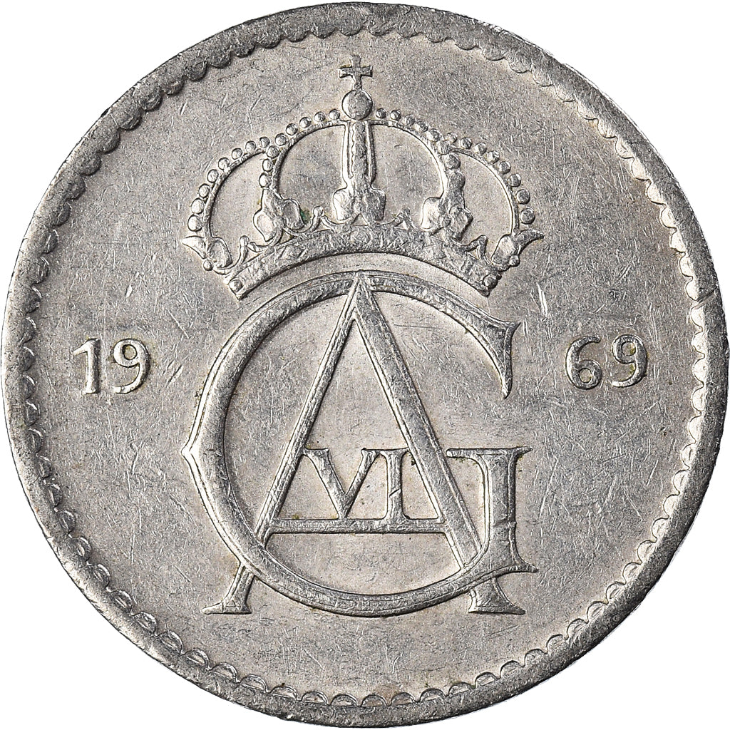 Coin, Sweden, 50 Öre, 1969