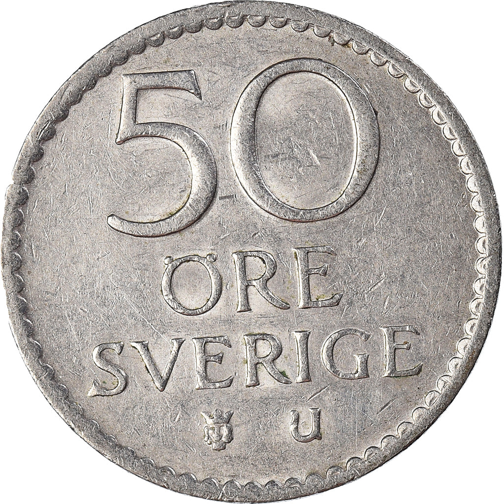 Coin, Sweden, 50 Öre, 1969