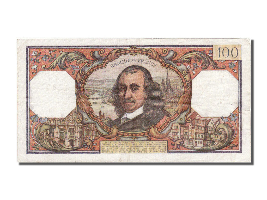 France, 100 Francs, 100 F 1964-1979 ''Corneille'', 1967, KM #149b, 1967-02-02,..