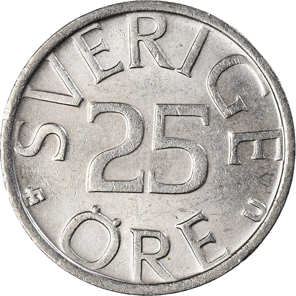 Münze, Schweden, 25 Öre, 1978