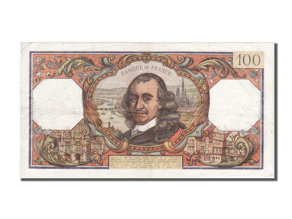 Banknote, France, 100 Francs, 100 F 1964-1979 ''Corneille'', 1967, 1967-04-06