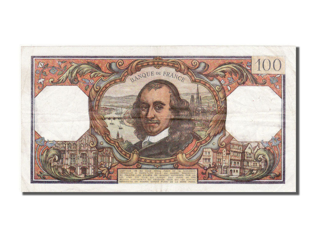 Banknote, France, 100 Francs, 100 F 1964-1979 ''Corneille'', 1967, 1967-04-06