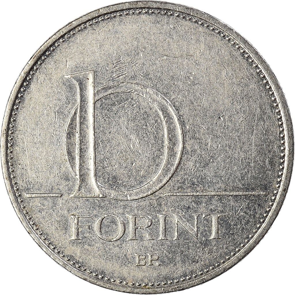 Moeda, Hungria, 10 Forint, 2006