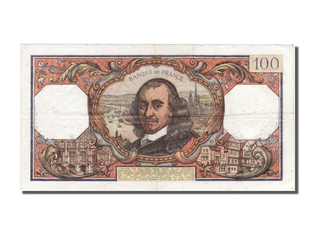 Billete, Francia, 100 Francs, 100 F 1964-1979 ''Corneille'', 1968, 1968-01-04