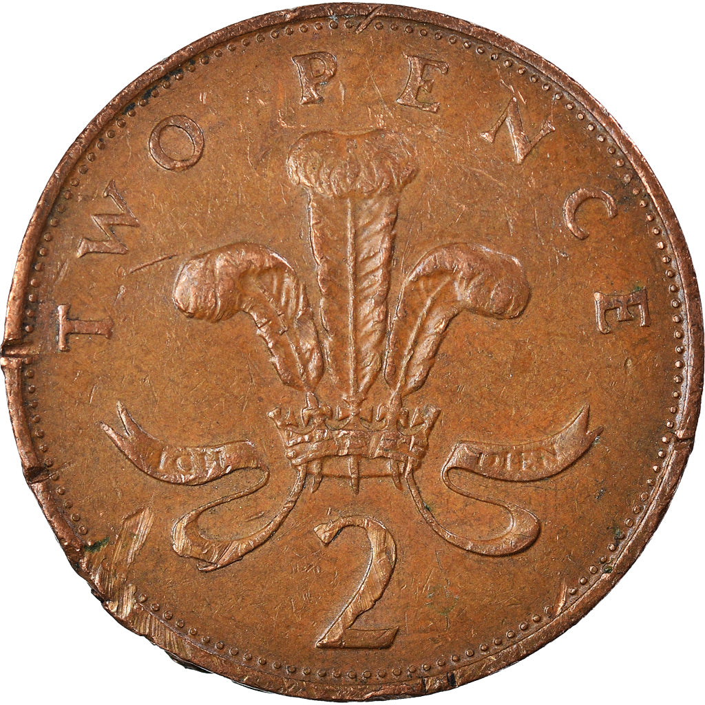 Moneda, Gran Bretaña, 2 Pence, 1688