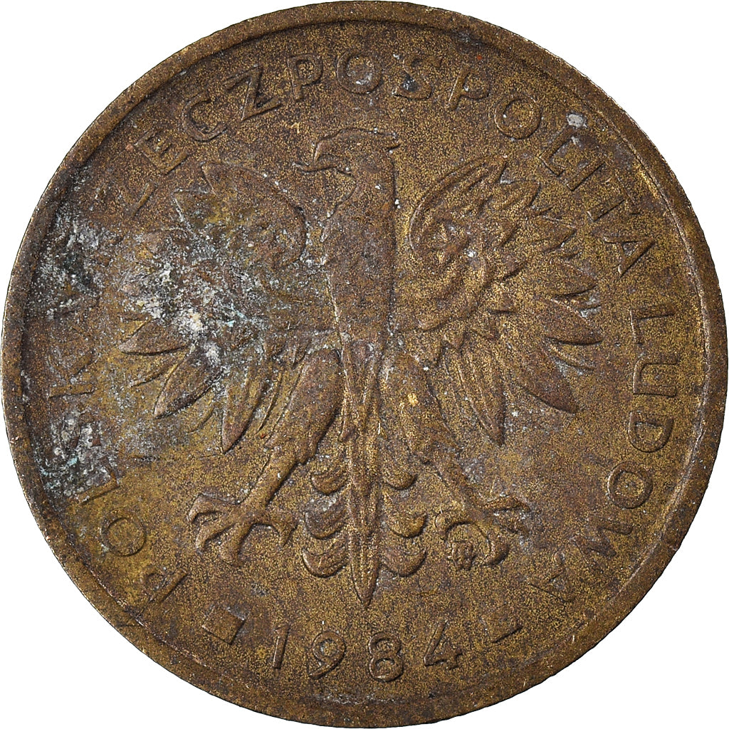 Moneta, Polonia, 2 Zlote, 1984