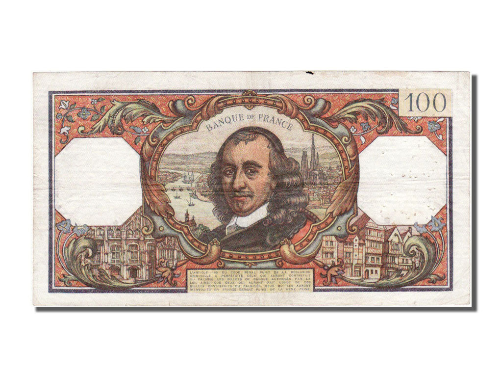 France, 100 Francs, 100 F 1964-1979 ''Corneille'', 1968, KM #149c, 1968-05-02,..