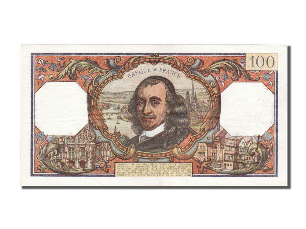 France, 100 Francs, 100 F 1964-1979 ''Corneille'', 1968, KM #149c, 1968-09-05,..