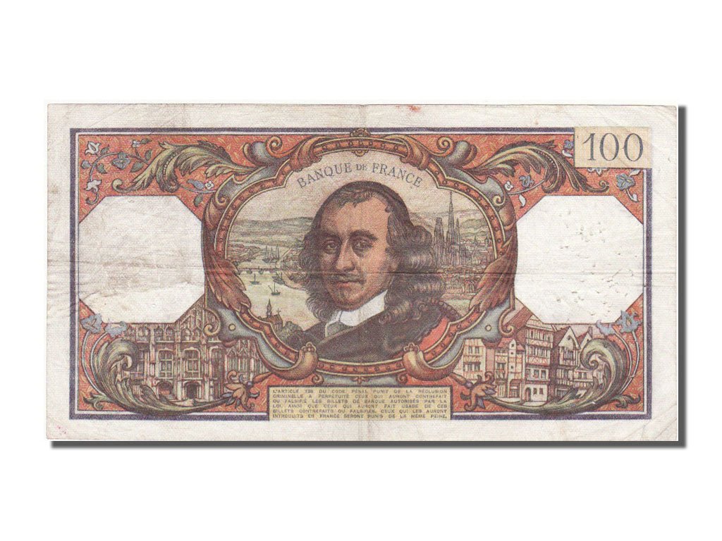 France, 100 Francs, 100 F 1964-1979 ''Corneille'', 1969, KM #149c, 1969-01-02,..