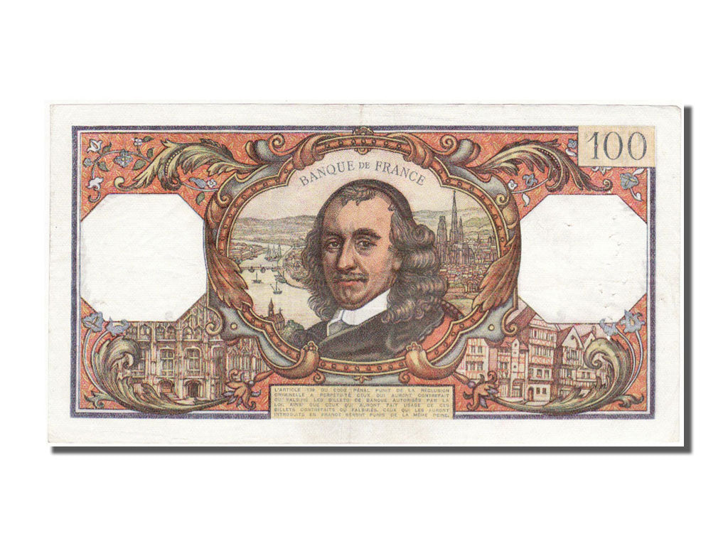 France, 100 Francs, 100 F 1964-1979 ''Corneille'', 1969, KM #149c, EF(40-45), K.