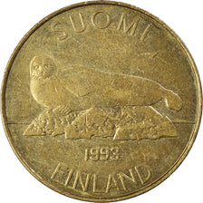 Moneta, Finlandia, 5 Markkaa, 1993