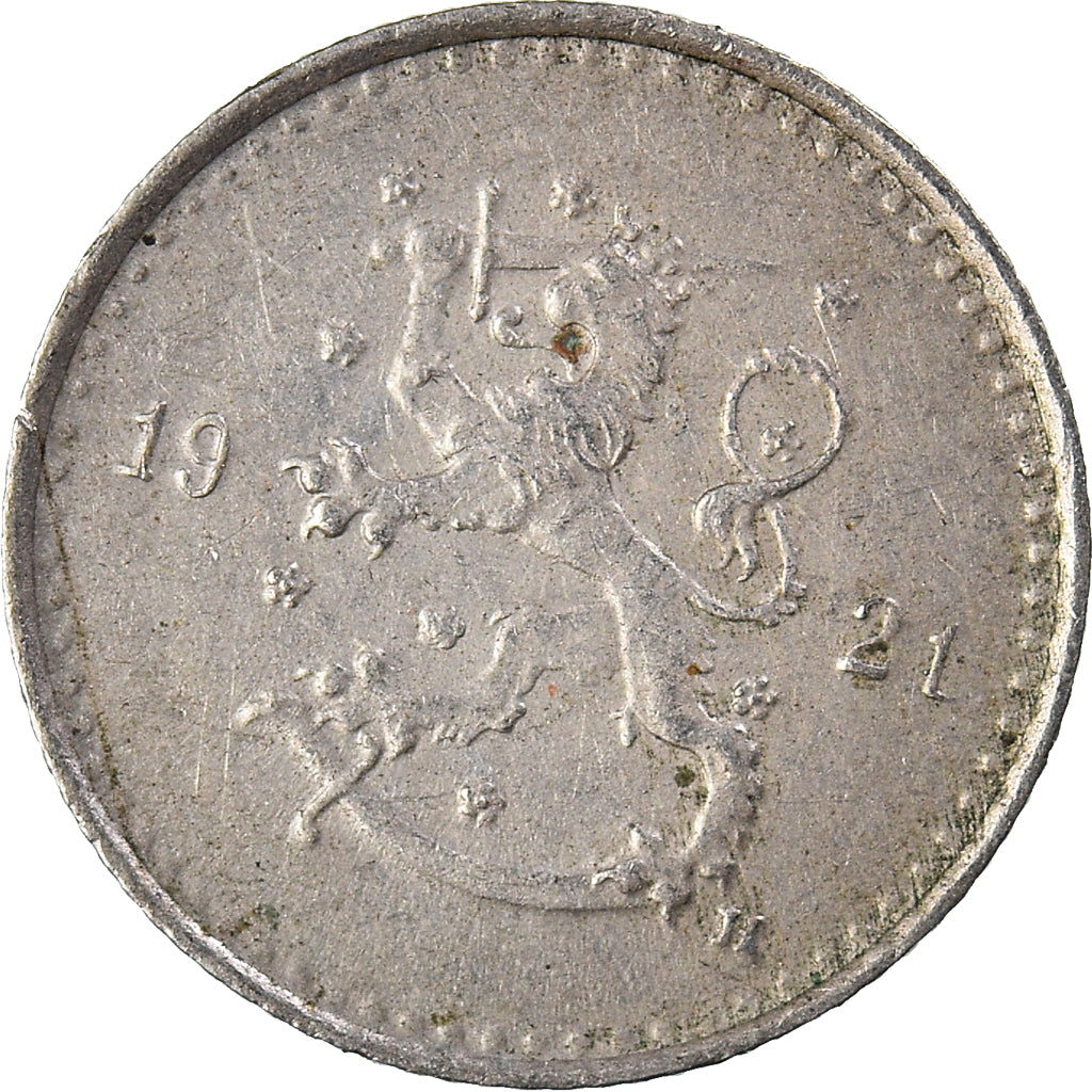 Moneda, Finlandia, 25 Penniä, 1921