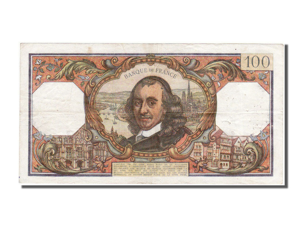 France, 100 Francs, 100 F 1964-1979 ''Corneille'', 1969, KM #149c, 1969-04-03,..