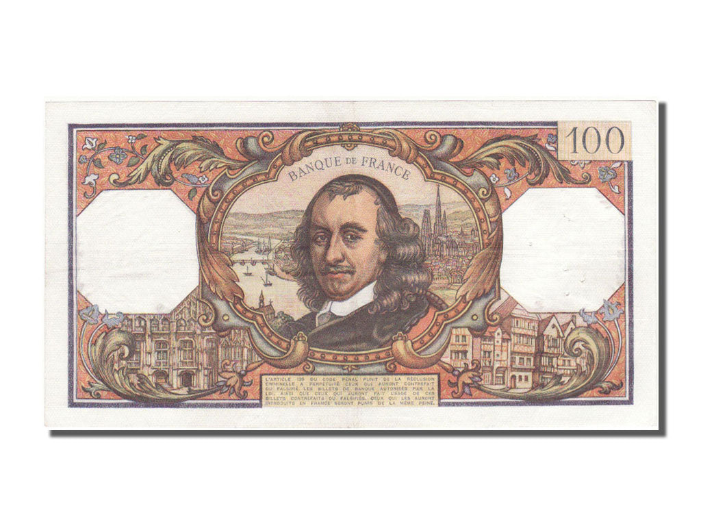 France, 100 Francs, 100 F 1964-1979 ''Corneille'', 1969, KM #149c, 1969-06-05,..