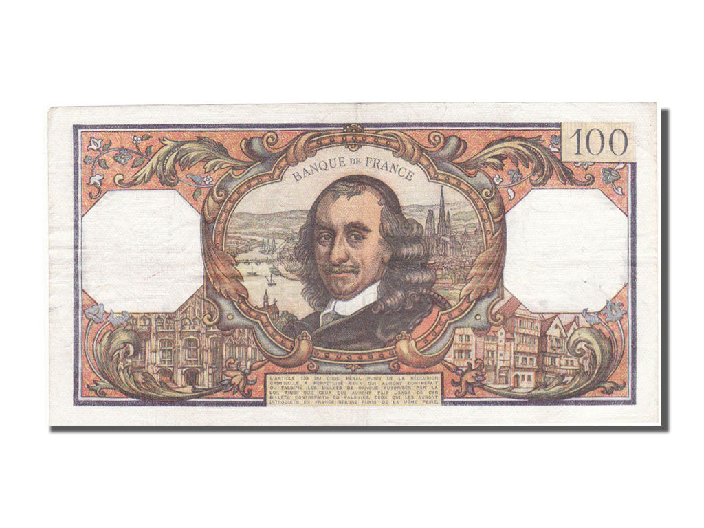 Billete, Francia, 100 Francs, 100 F 1964-1979 ''Corneille'', 1969, 1969-06-05