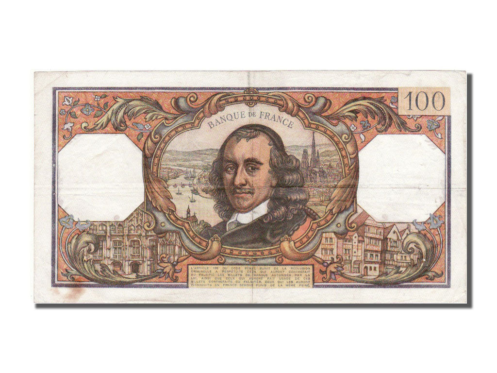 Billet, France, 100 Francs, 100 F 1964-1979 ''Corneille'', 1969, 1969-11-06