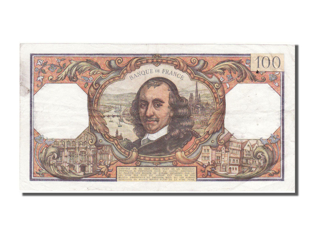 Banknote, France, 100 Francs, 100 F 1964-1979 ''Corneille'', 1970, 1970-02-05