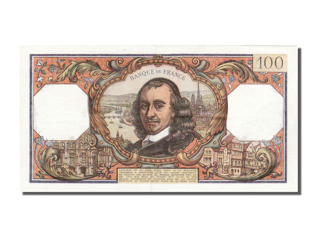 Banknote, France, 100 Francs, 100 F 1964-1979 ''Corneille'', 1970, 1970-04-02