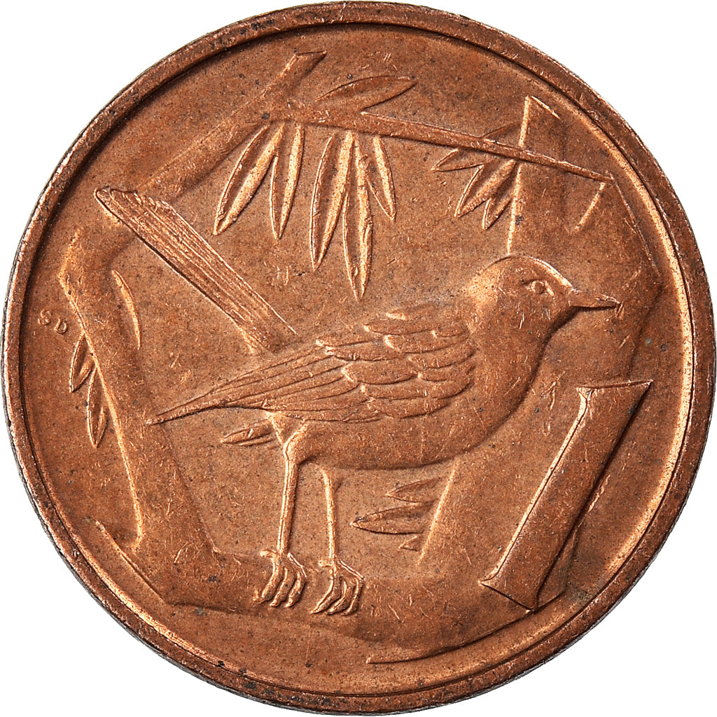 Monnaie, Îles Caïmans, Cent, 2008