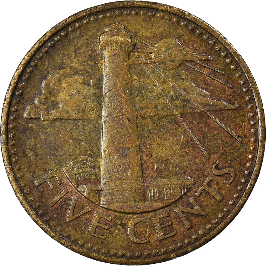 Munten, Barbados, 5 Cents, 2001