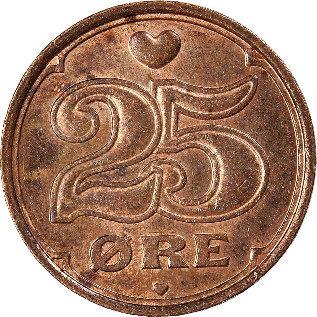Moneta, Danimarca, 25 Öre, 2005