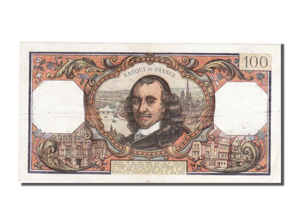 Banknot, Francja, 100 Francs, Corneille, 1970, 1970-11-05, EF(40-45)