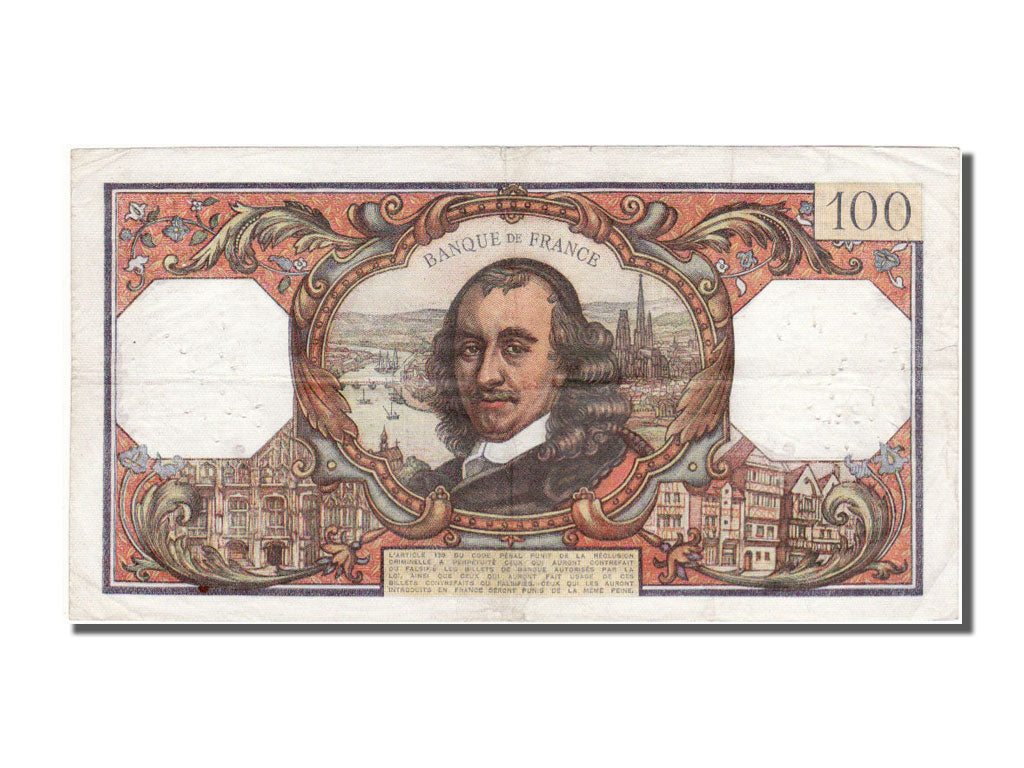 France, 100 Francs, 100 F 1964-1979 ''Corneille'', 1970, KM #149c, 1970-11-05,..