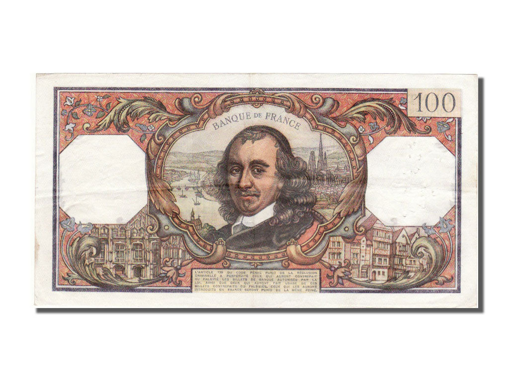 France, 100 Francs, 100 F 1964-1979 ''Corneille'', 1971, KM #149c, 1971-02-04,..