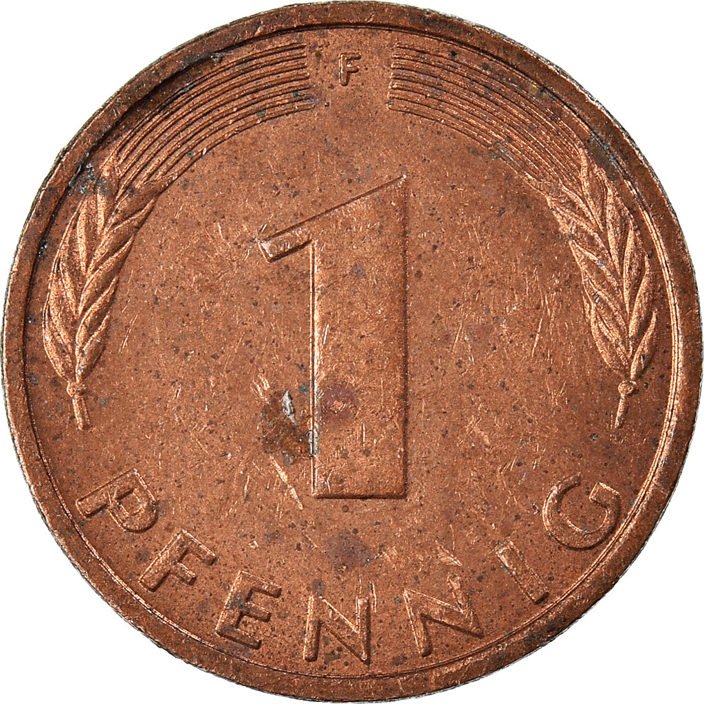 Moneta, GERMANIA - REPUBBLICA FEDERALE, Pfennig, 1993