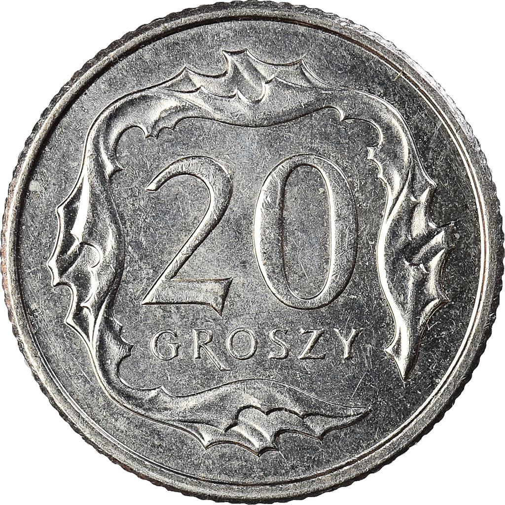 Moneta, Polonia, 20 Groszy, 2016