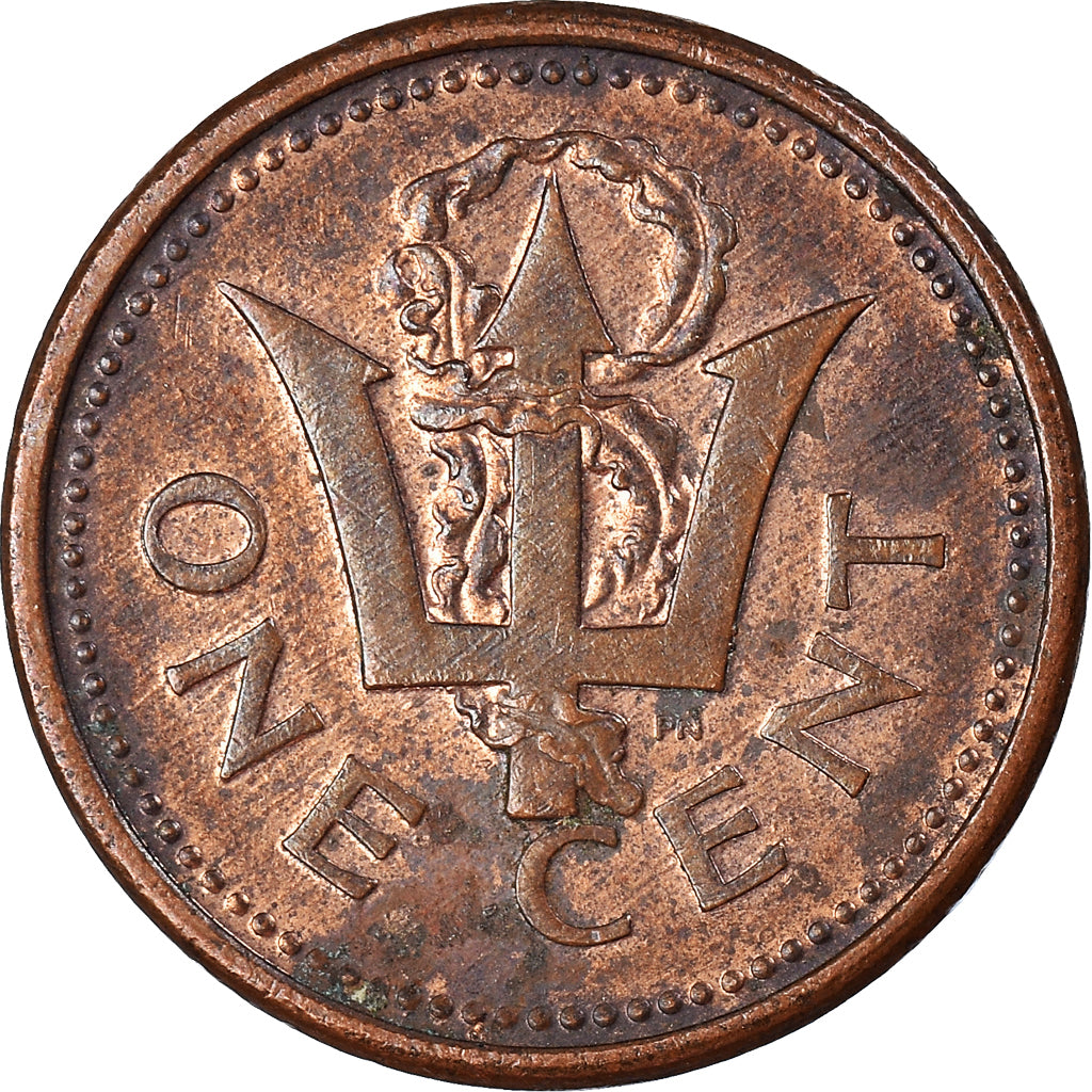 Moneta, Barbados, Cent, 2001