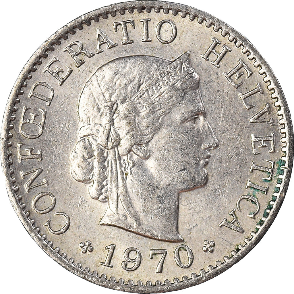Moneta, Szwajcaria, 5 Rappen, 1970