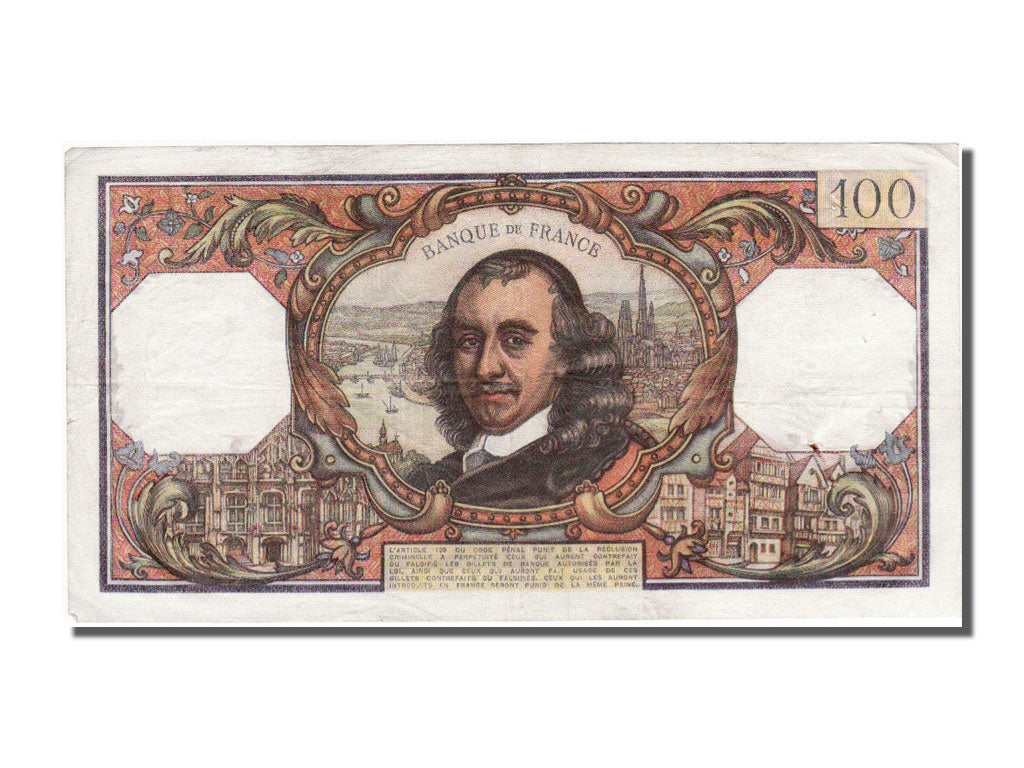 France, 100 Francs, 100 F 1964-1979 ''Corneille'', 1971, KM #149d, 1971-10-07,..