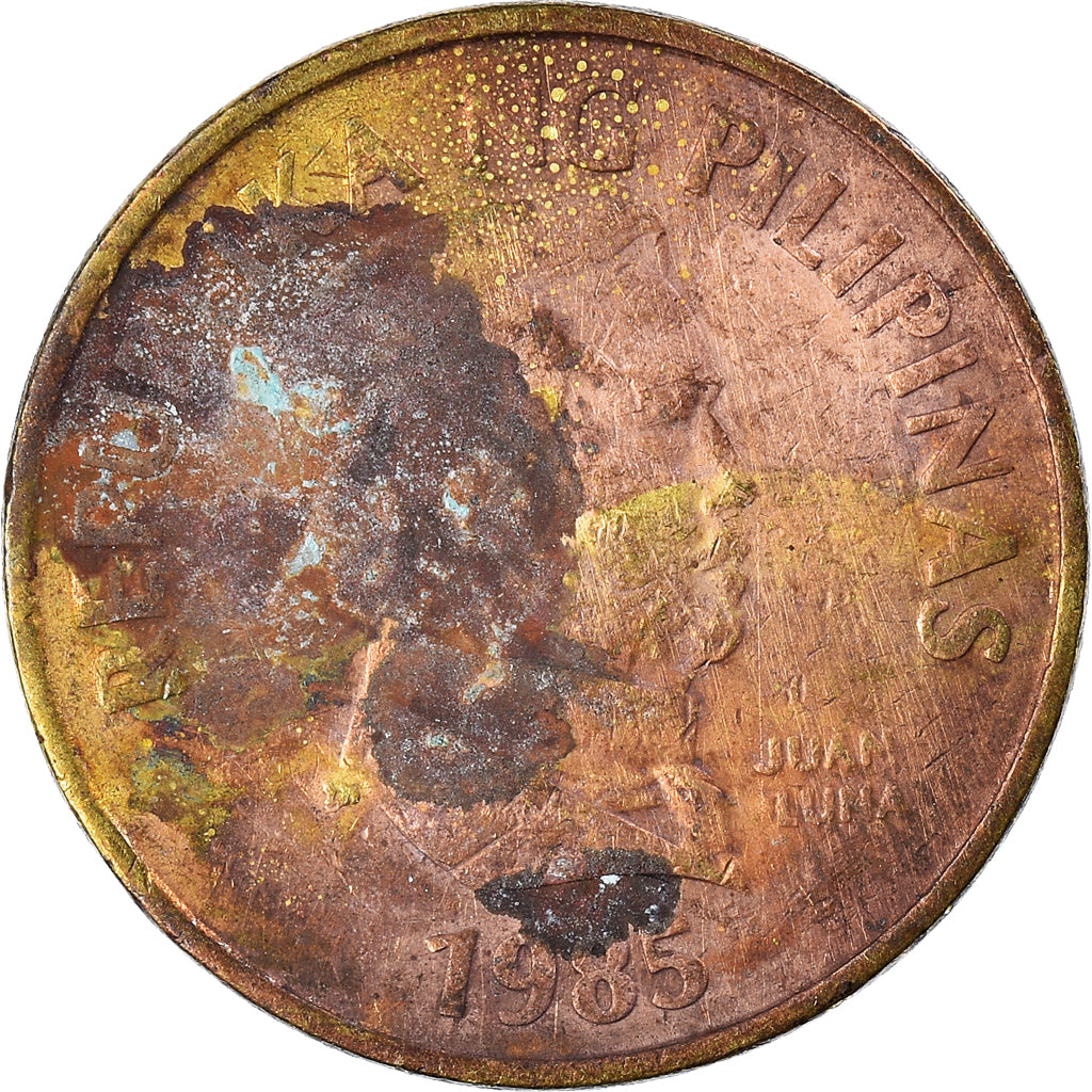 Munten, Fillipijnen, 25 Sentimos, 1985