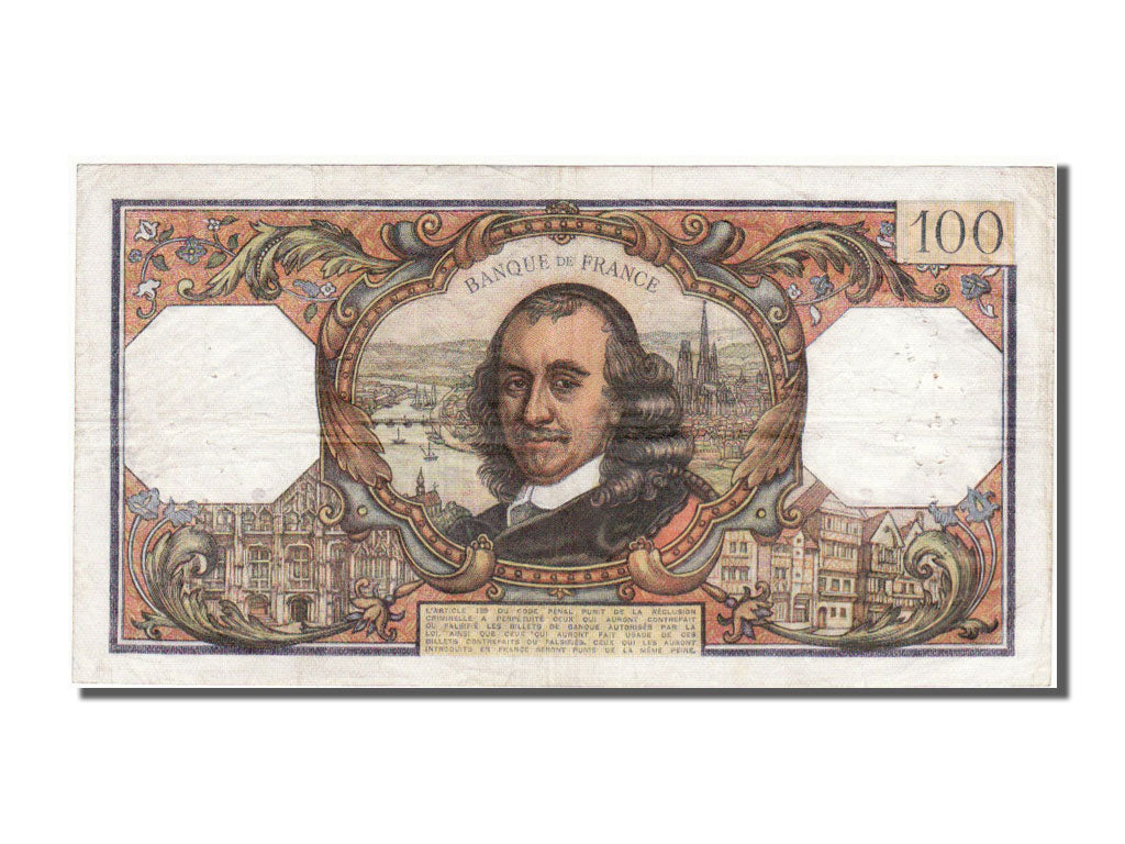 France, 100 Francs, 100 F 1964-1979 ''Corneille'', 1972, KM #149d, 1972-01-06,..
