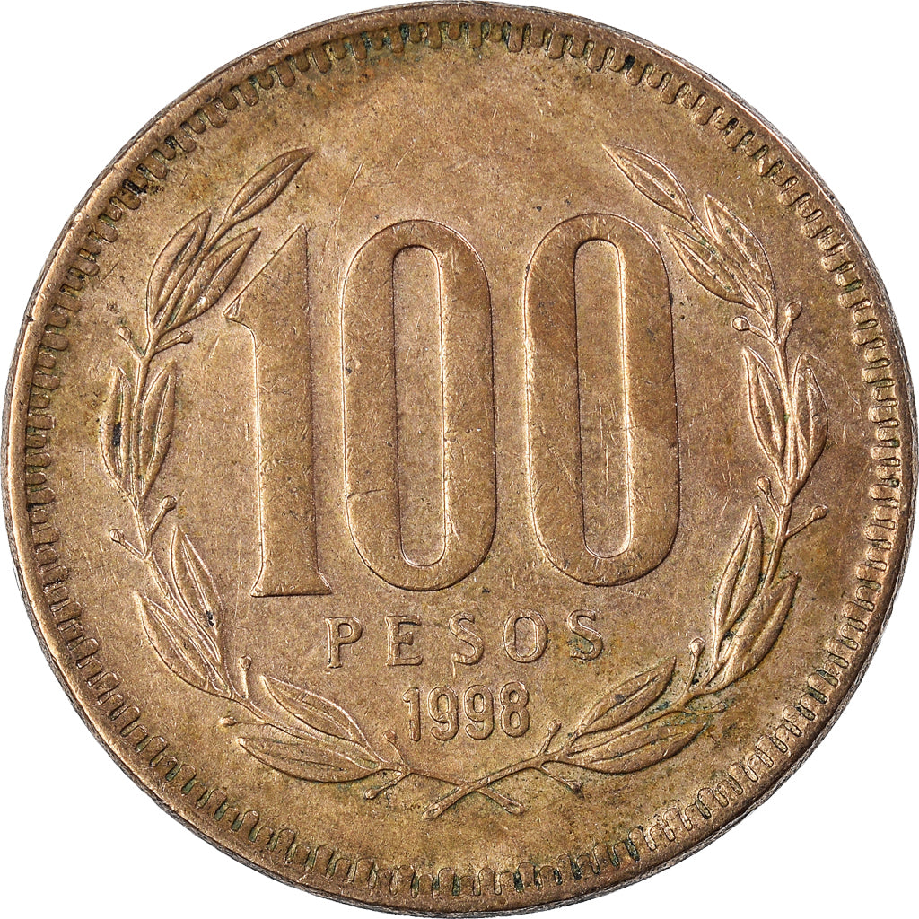 Moneta, Chile, 100 Pesos, 1998