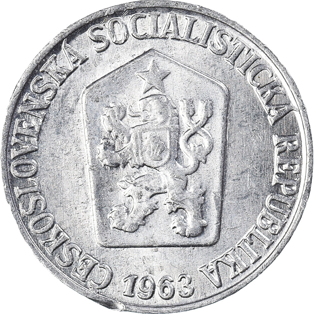 Munten, Tsjecho-Slowakije, 3 Halere, 1963