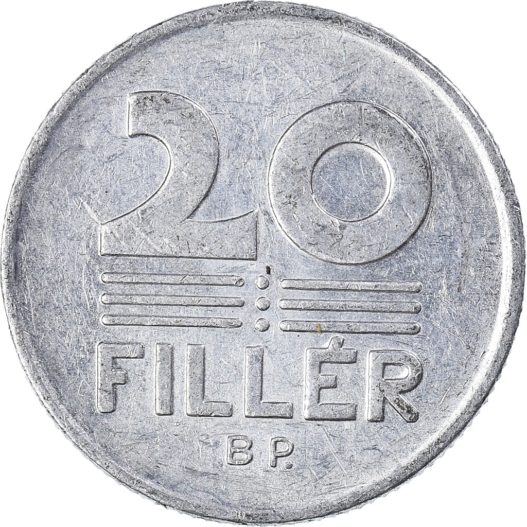 Moneta, Ungheria, 20 Fillér, 1977