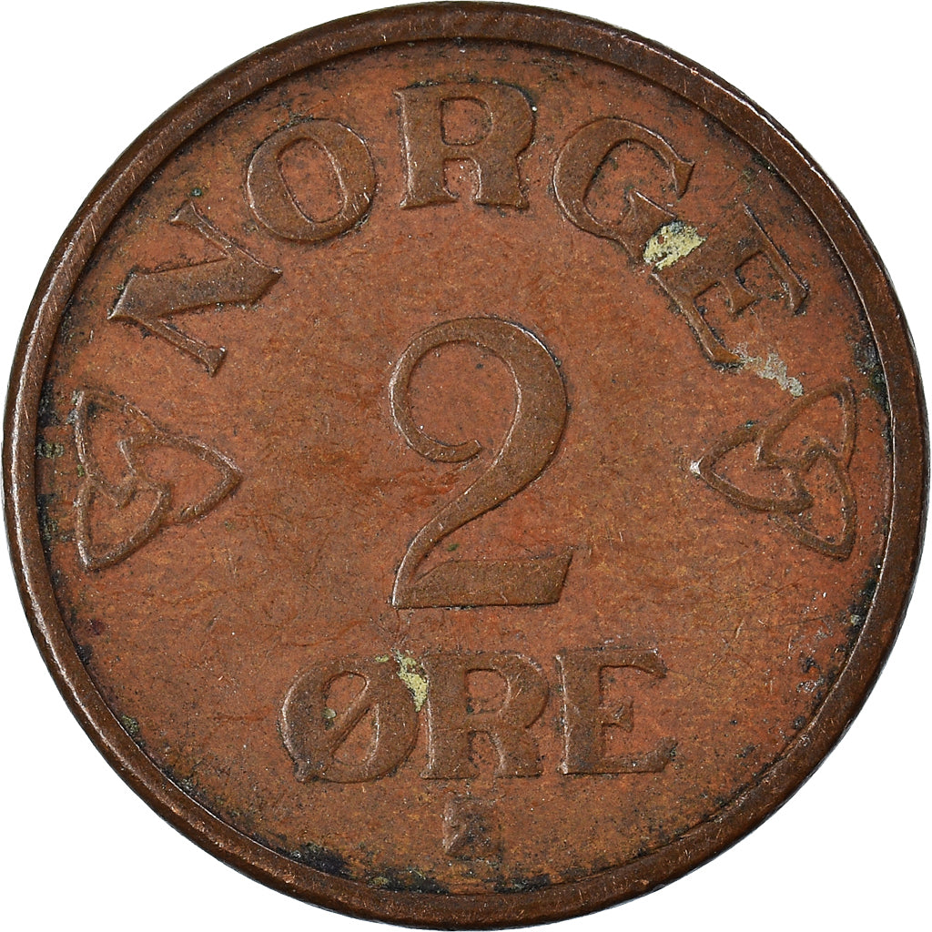 Moneda, Noruega, 2 Öre, 1954
