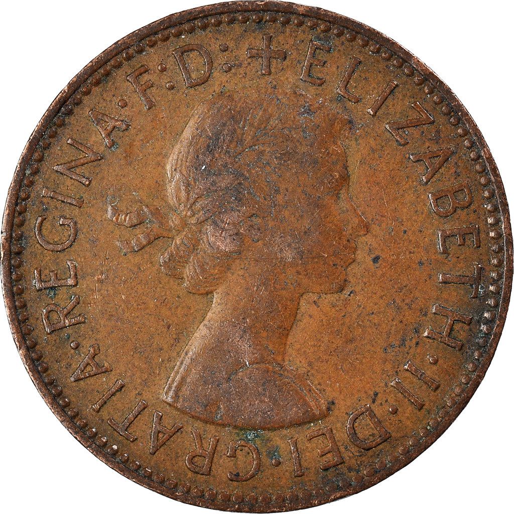 Coin, Great Britain, 1/2 Penny, 1962