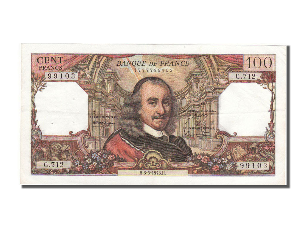 France, 100 Francs, 100 F 1964-1979 ''Corneille'', 1973, KM #149d, 1973-05-03,..