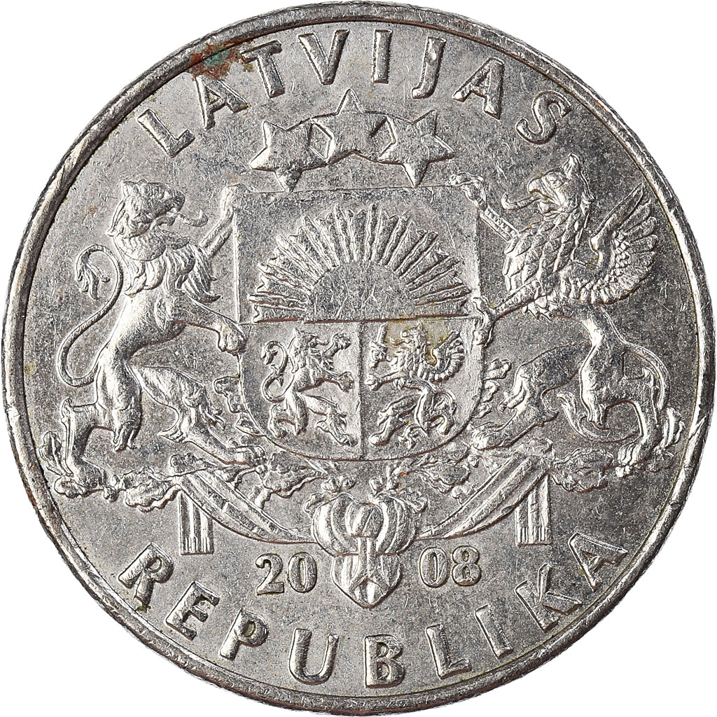 Moneda, Letonia, Lats, 2008