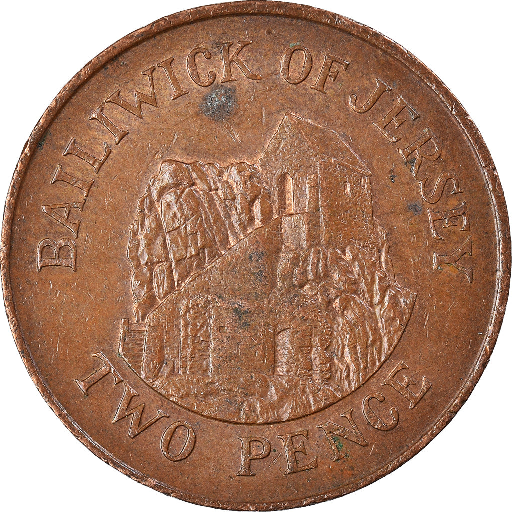 Coin, Jersey, 2 Pence, 1987