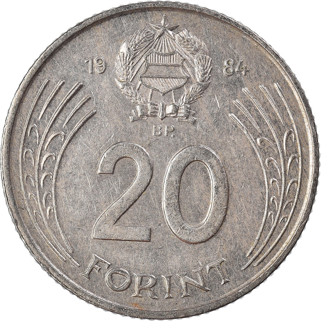 Münze, Ungarn, 20 Forint, 1984