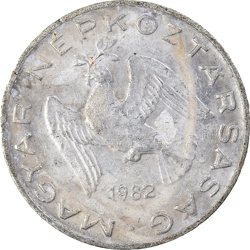 Moneta, Ungheria, 10 Filler, 1982