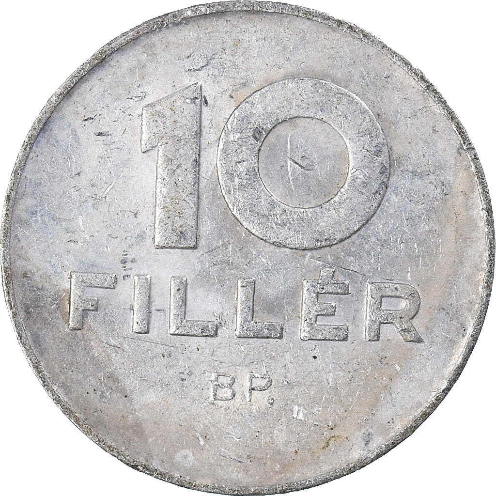 Moneta, Ungheria, 10 Filler, 1982